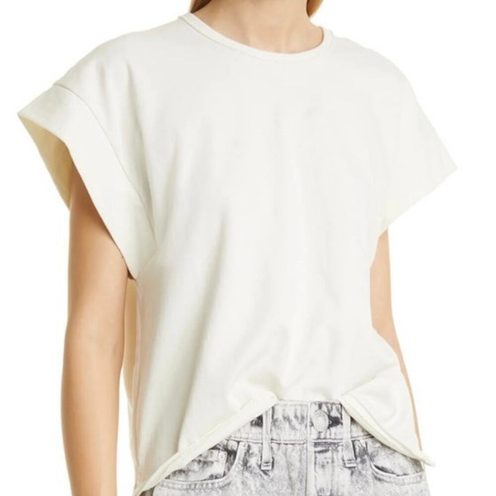 Rag & Bone Ryder Muscle Tee In Ivory